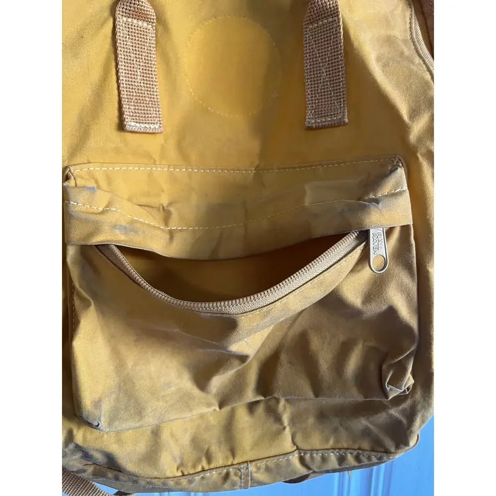 Fjallraven kanken pack yellow